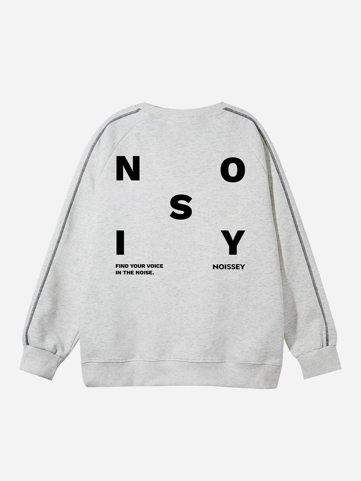 Noissey Style logo print Grey Sweatshirt