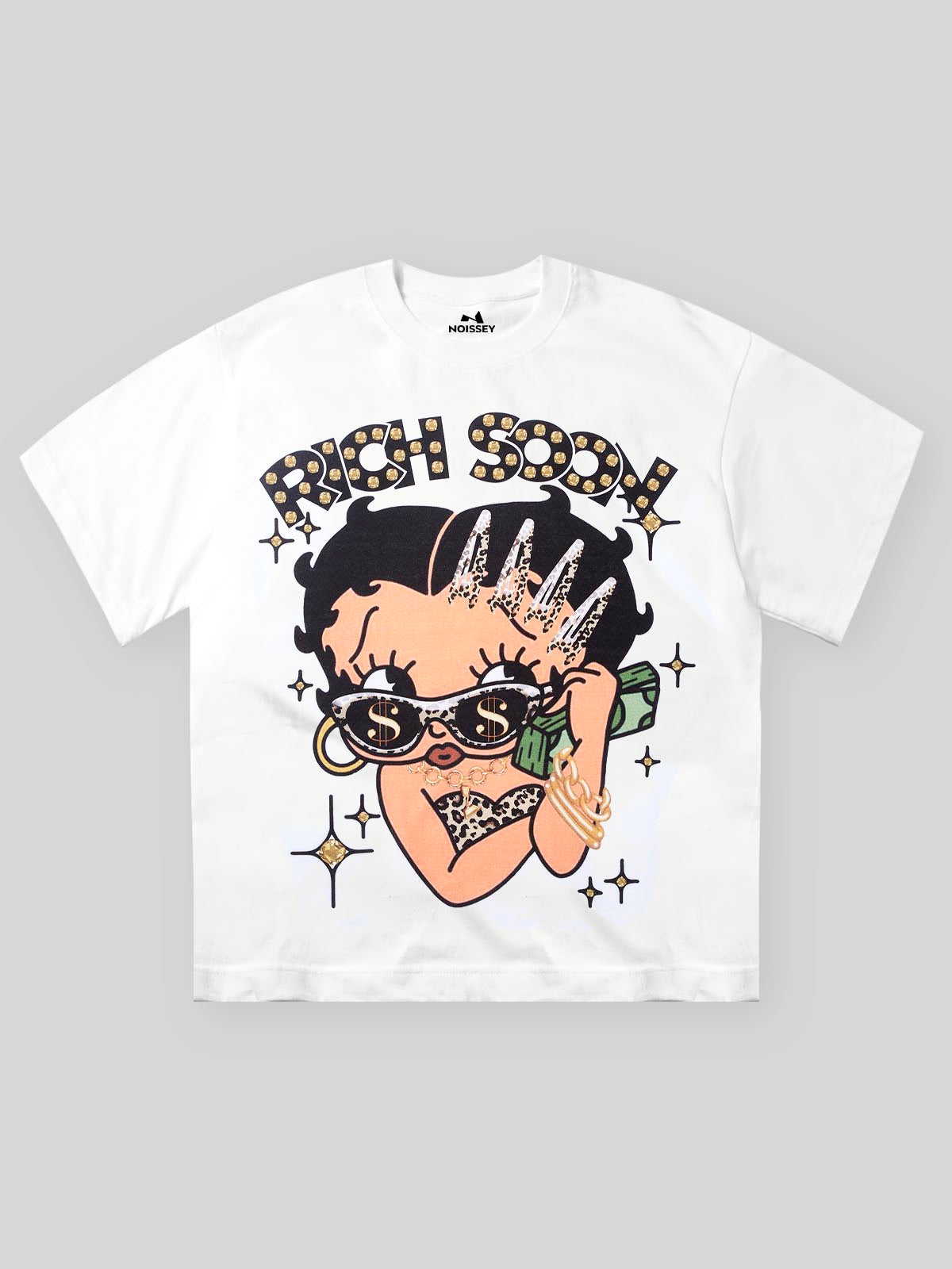 RICH SOON - Cartoon girl Print T-shirt