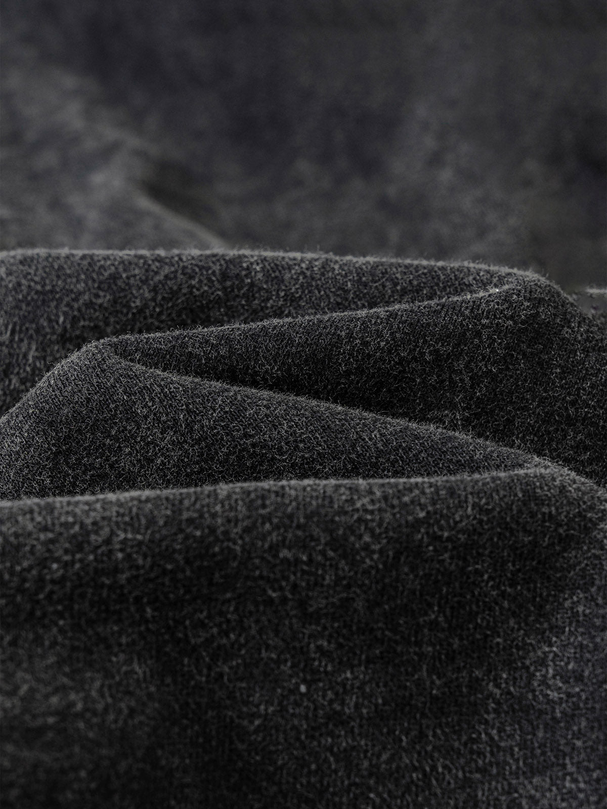 Sports washed wax-print ribbon zippered trousers