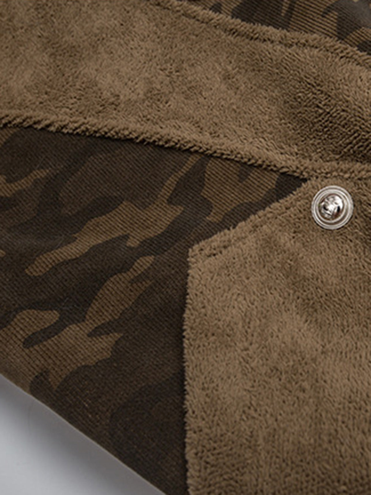 Camo-pattern Design Warm Hooded Cotton-padded Jacket