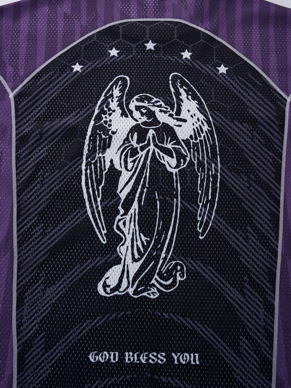 NOISSEY "Gothic Digital" Contrast Panel Retro Jersey