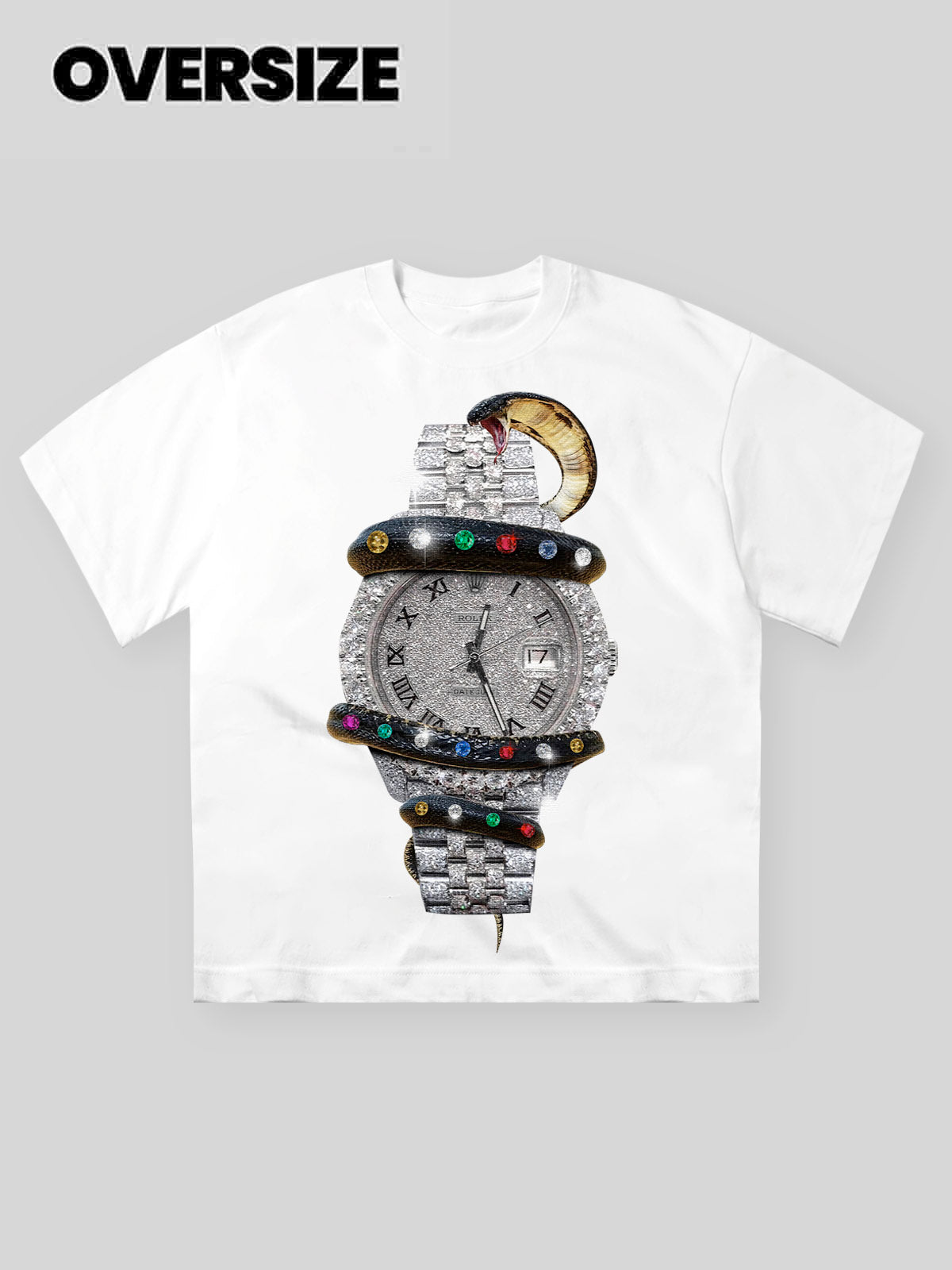 Dangerous Aura Watch Series Print T-shirt