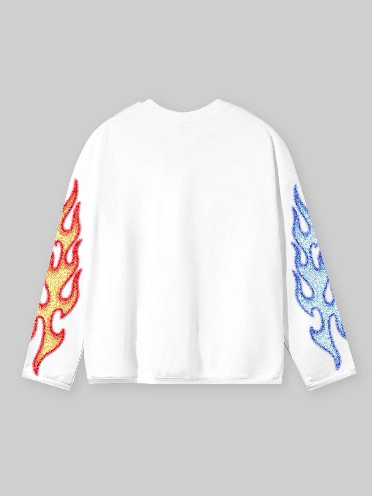 NOISSEY "WE ARE ONE" Ice & Fire Flameboy Brotherhood White Long Sleeve Tee