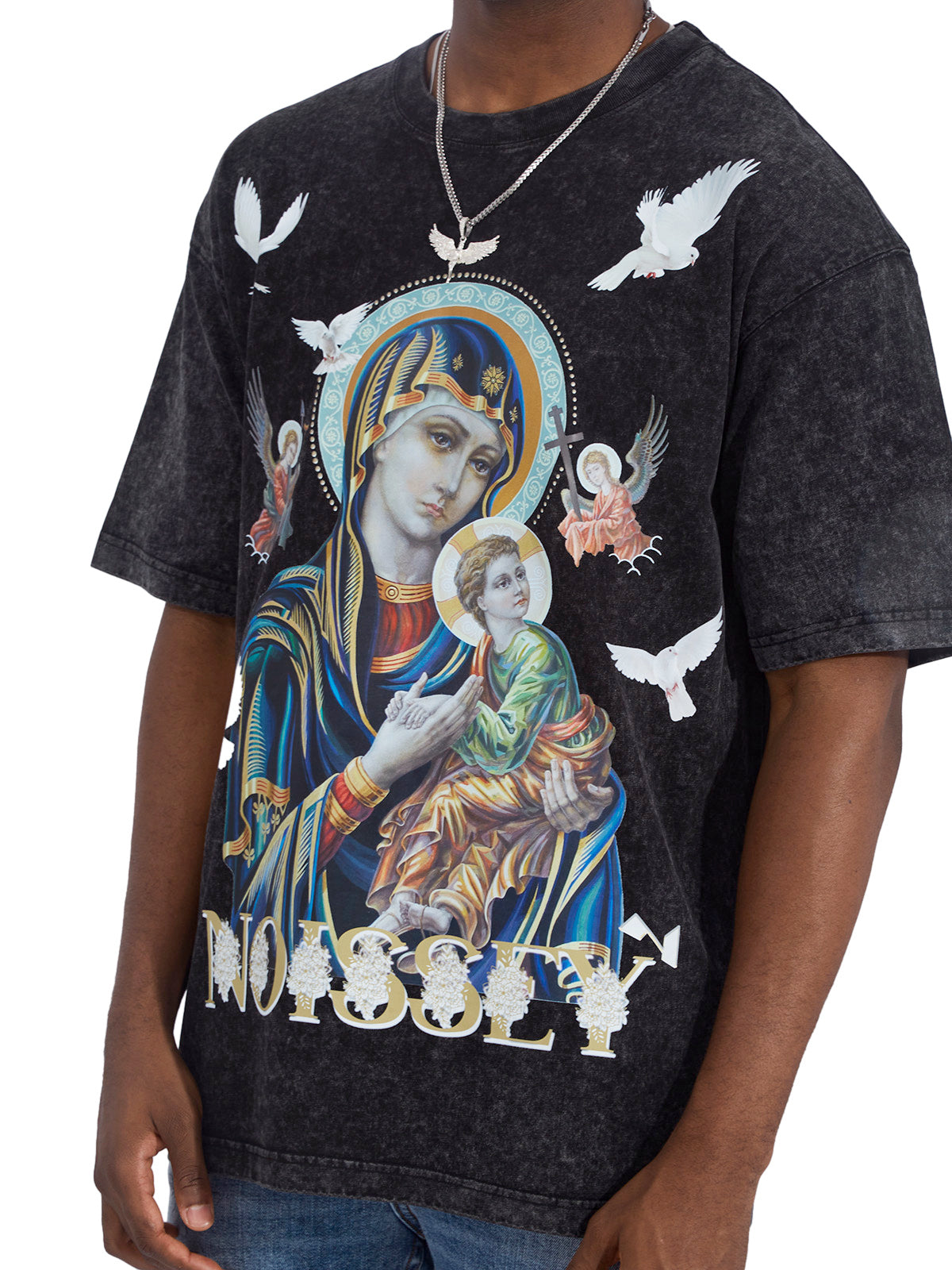 OBSTACLES & DANGERS© Madonna and Child T-SHIRT Available in 7 Colors