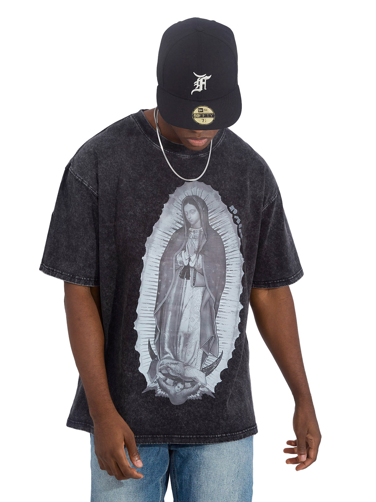Our Lady of Guadalupe black T-shirt
