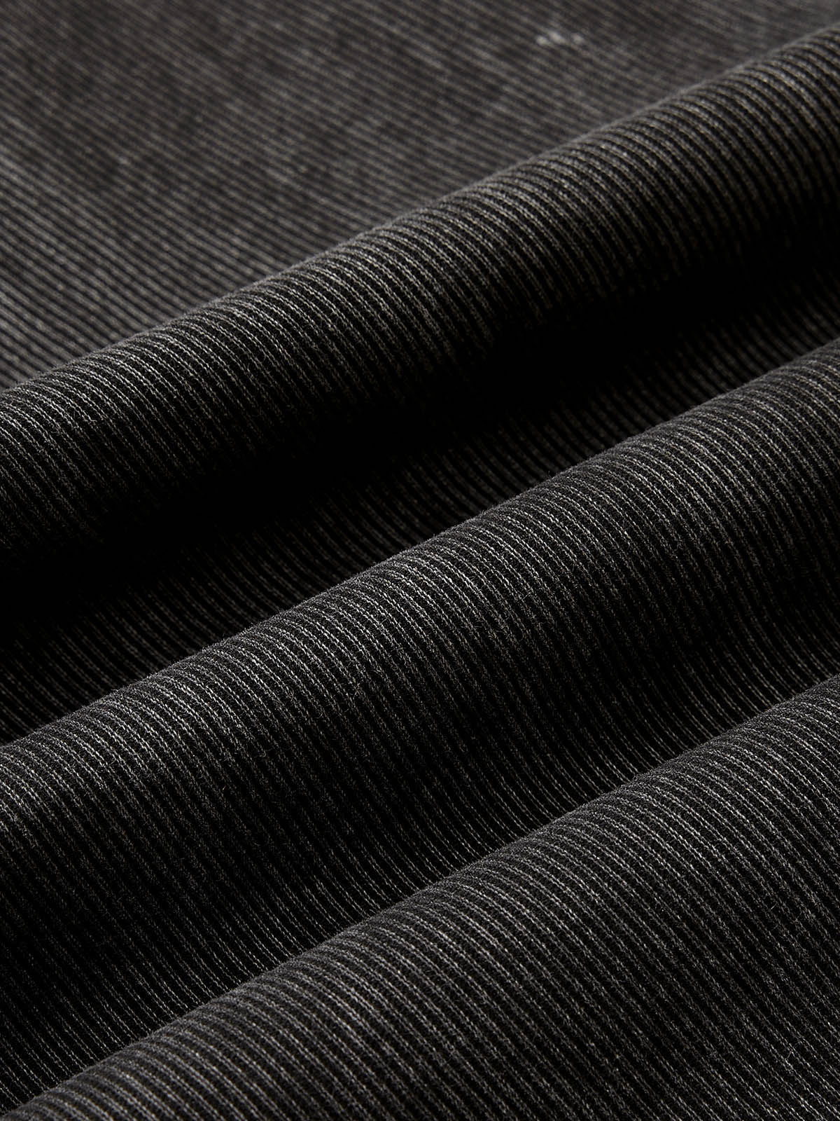 Washed distressed curved-leg cargo pants