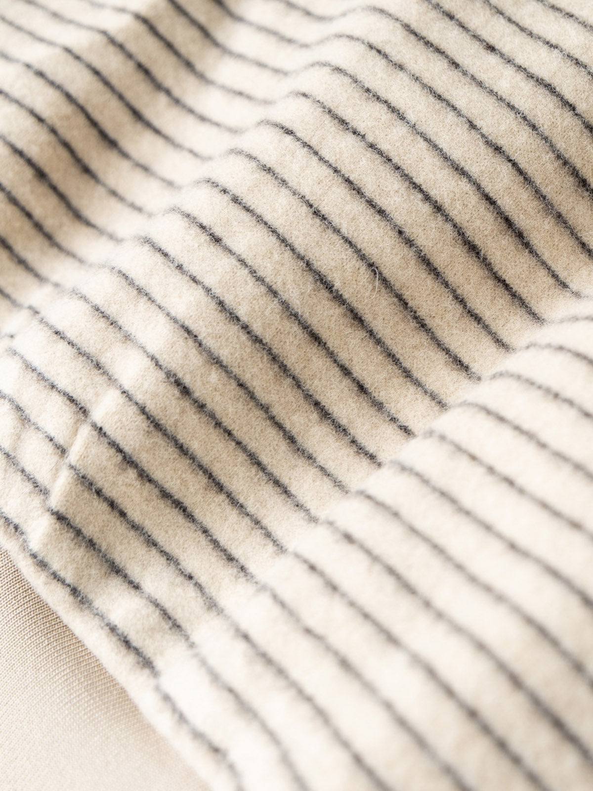 Thickened Cotton-Padded Jacket with Stripe Design