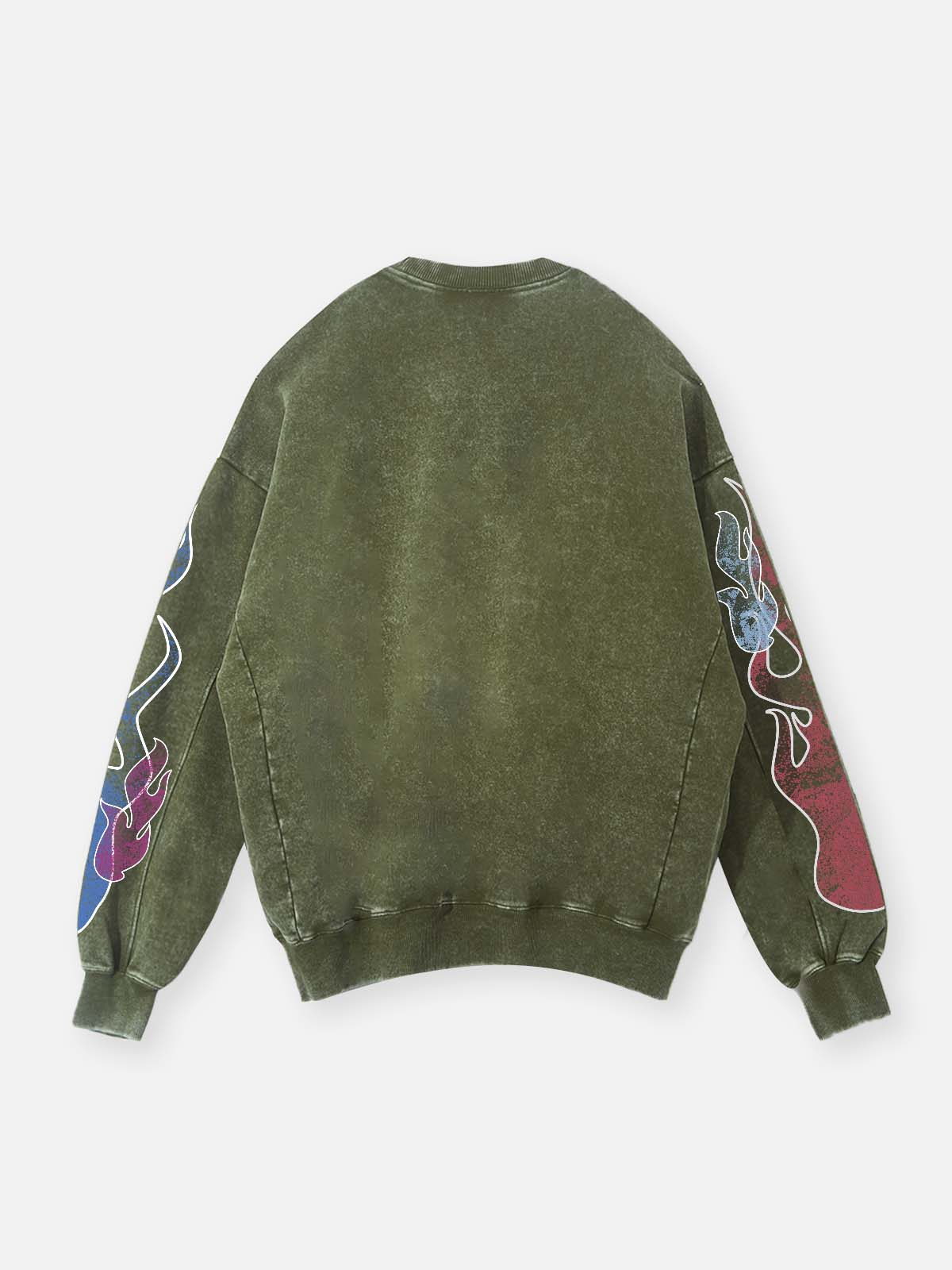 UNKNOWN ALLURE© Original Distressed Collar Sweatshirt