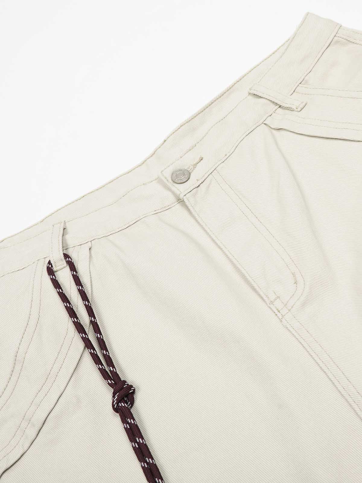 Tassel-Tie Cargo Shorts Jeans
