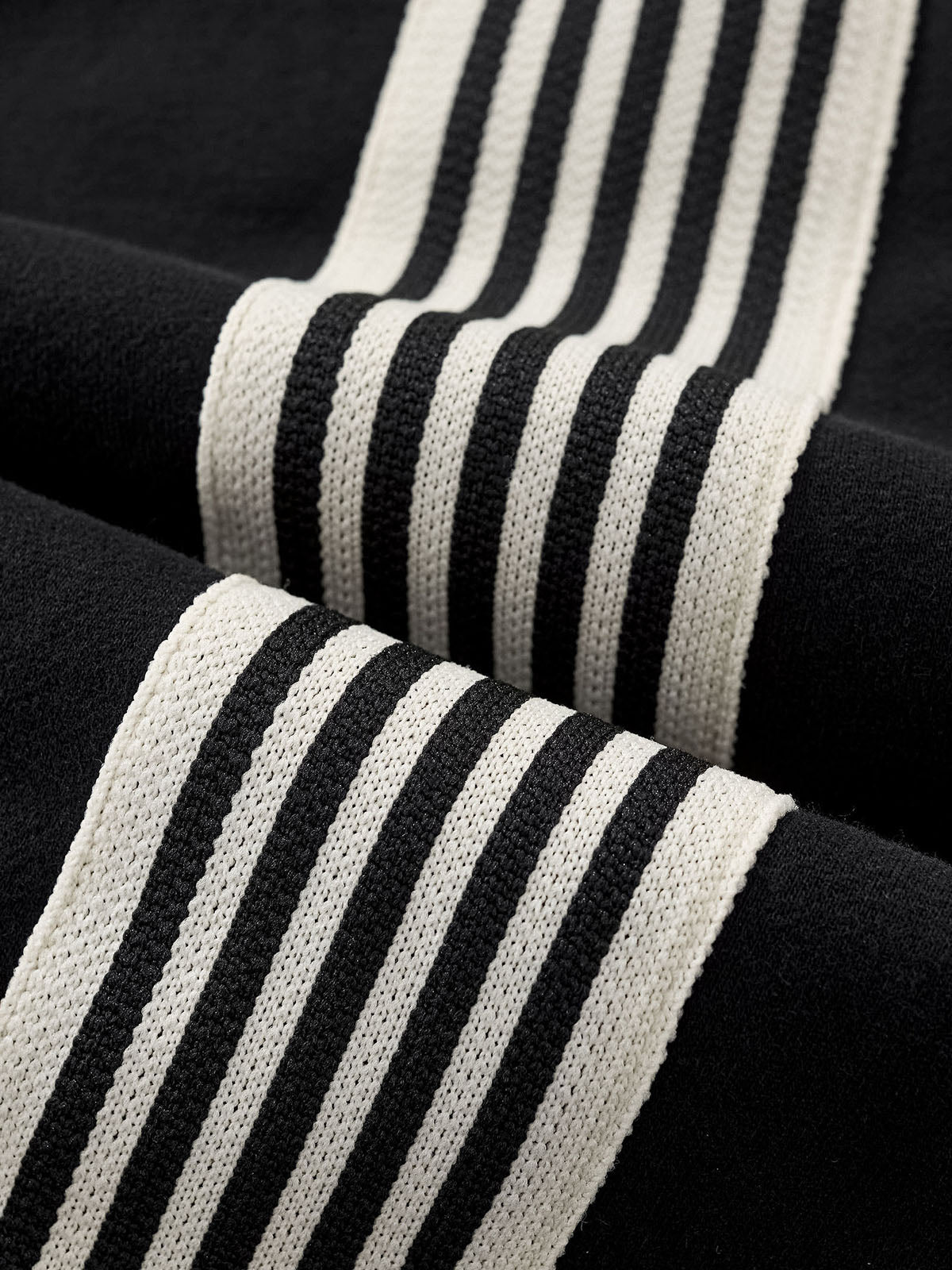 Color-block Striped Hooded Sweatshirt