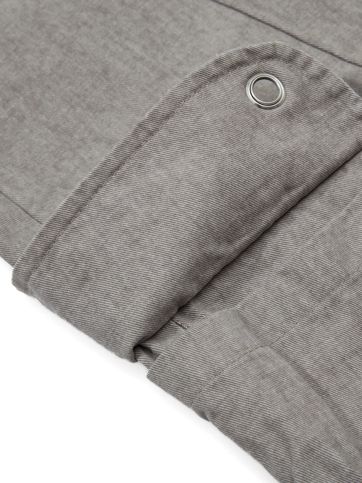 Vintage Distressed Multi-Pocket Wide-Leg Curved Pants