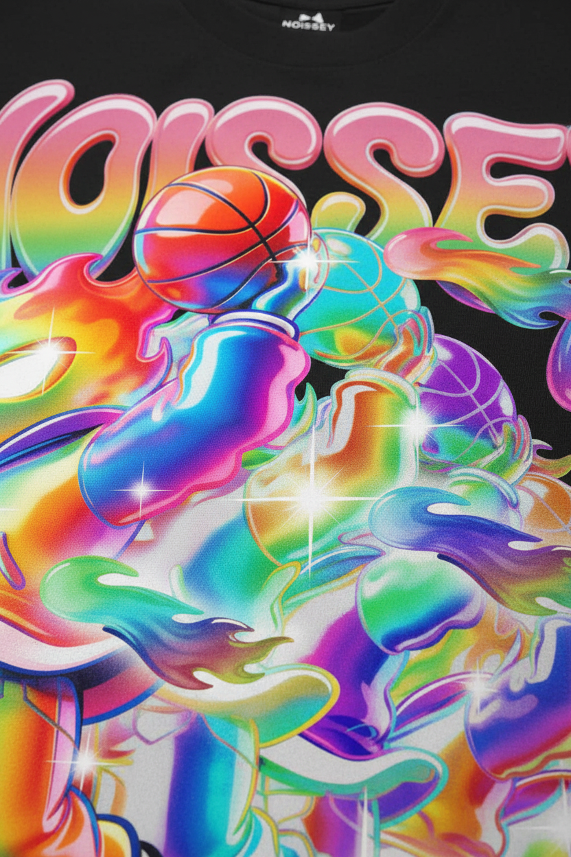 印花大图案特写