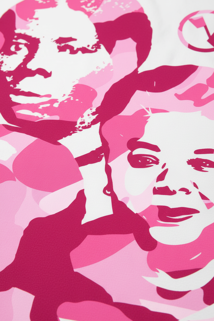 印花特写细节图