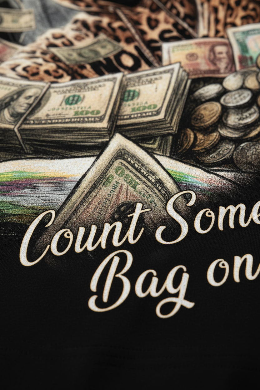 金钱主题图案特写