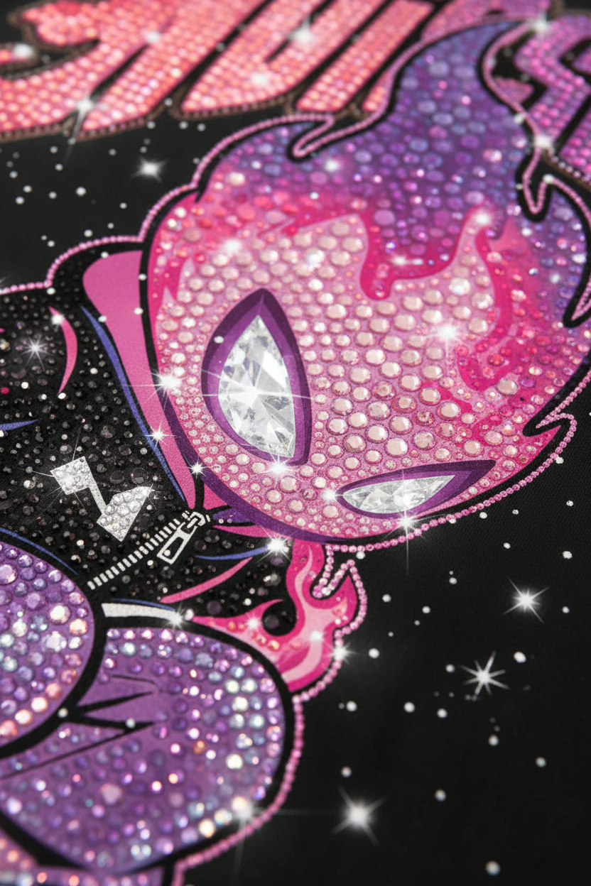 印花大图案特写