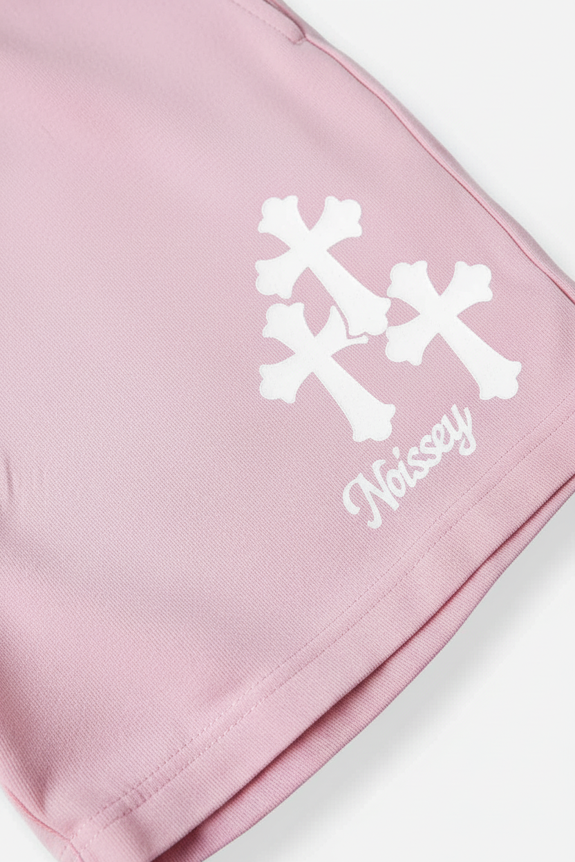 十字印花群组特写