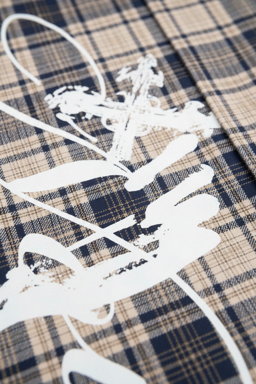 印花大图案特写