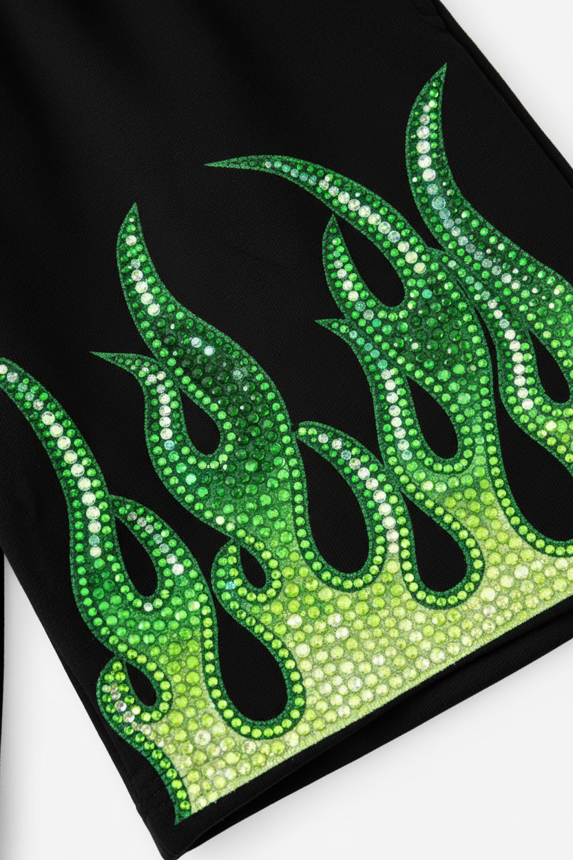 印花大图案特写