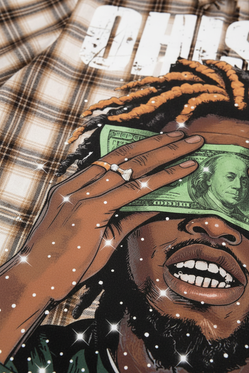 袖口到图案过渡