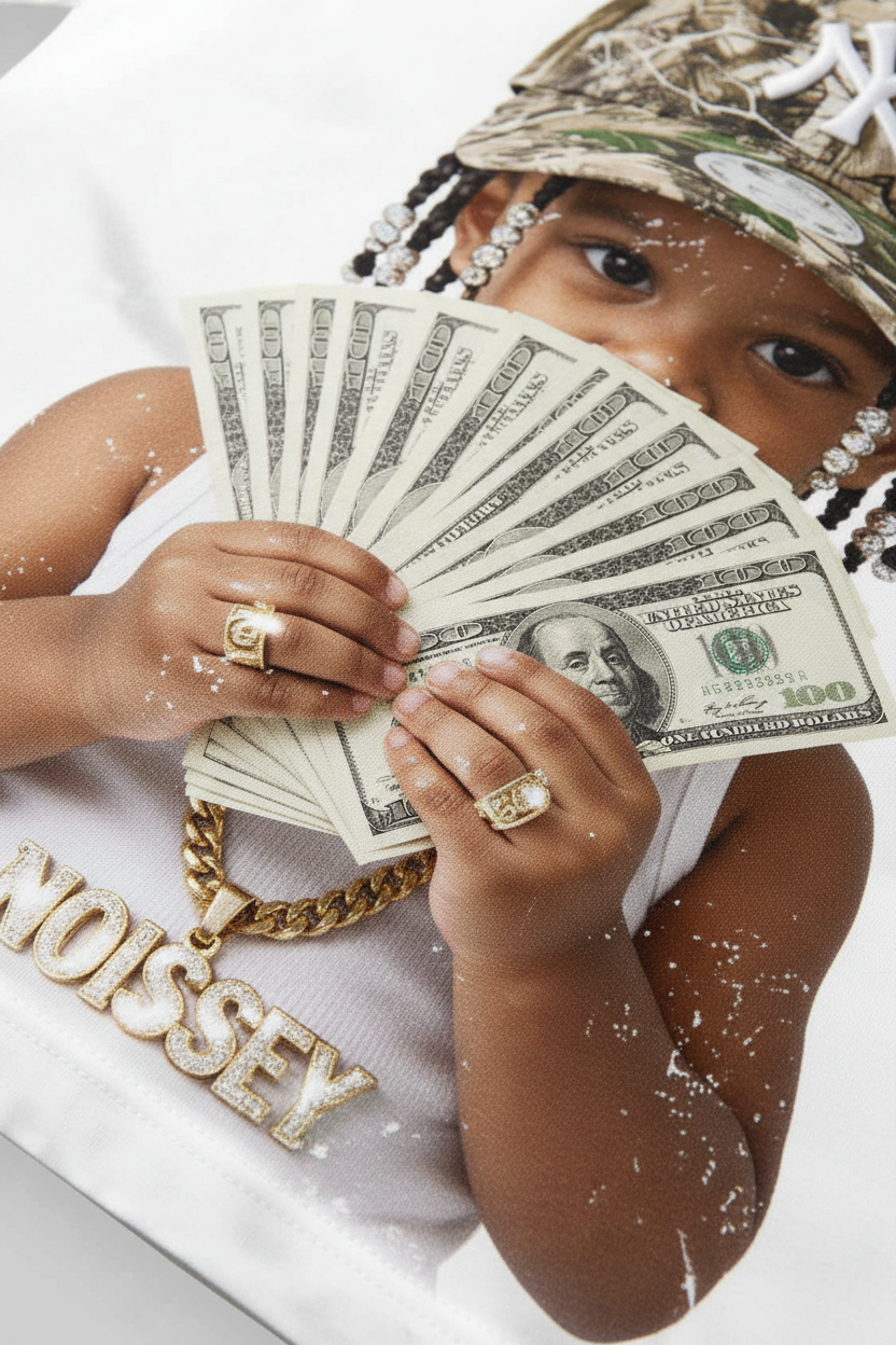 印花下半部分细节