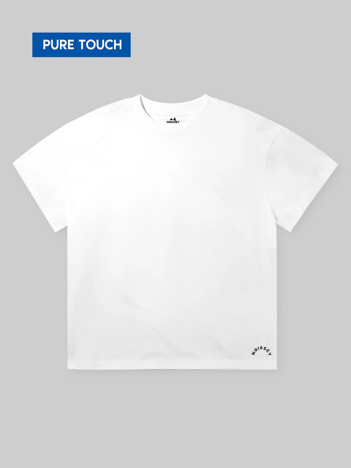 Noissey Floral Pattern Logo White T-shirt