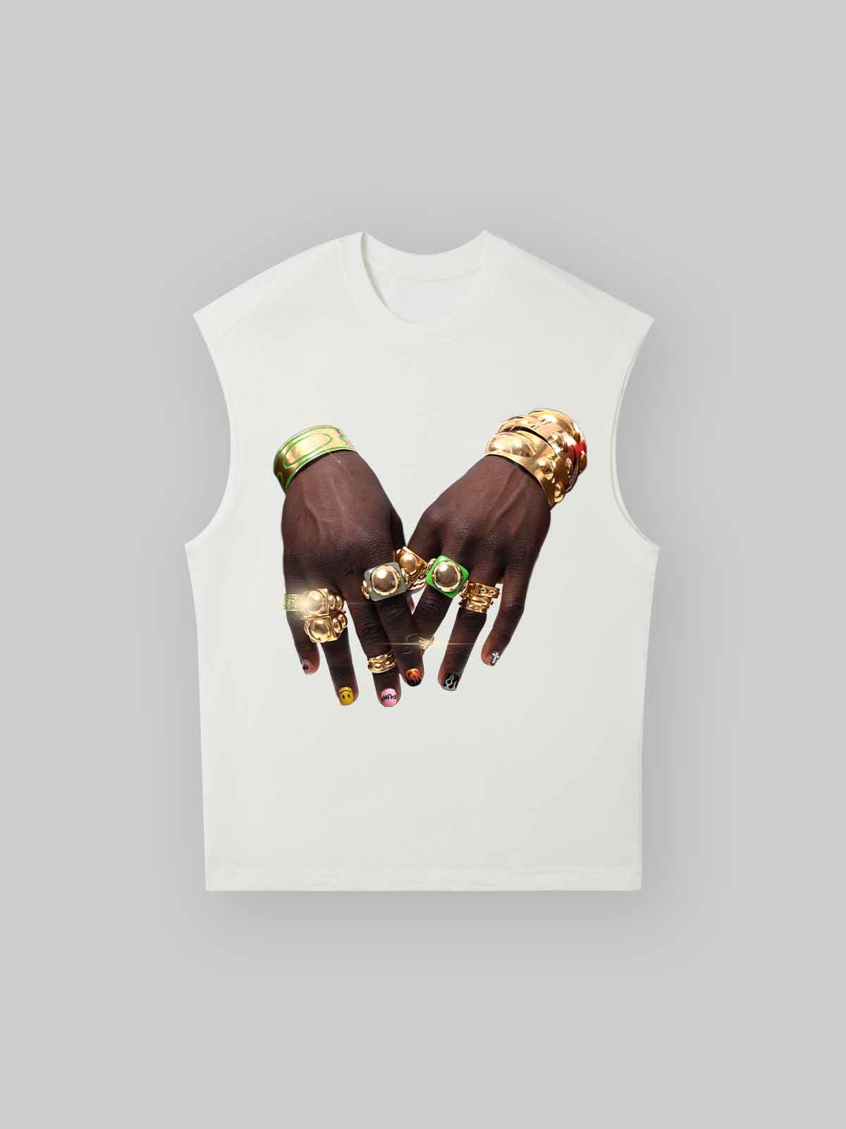 Prosperous Handprint Tank Top