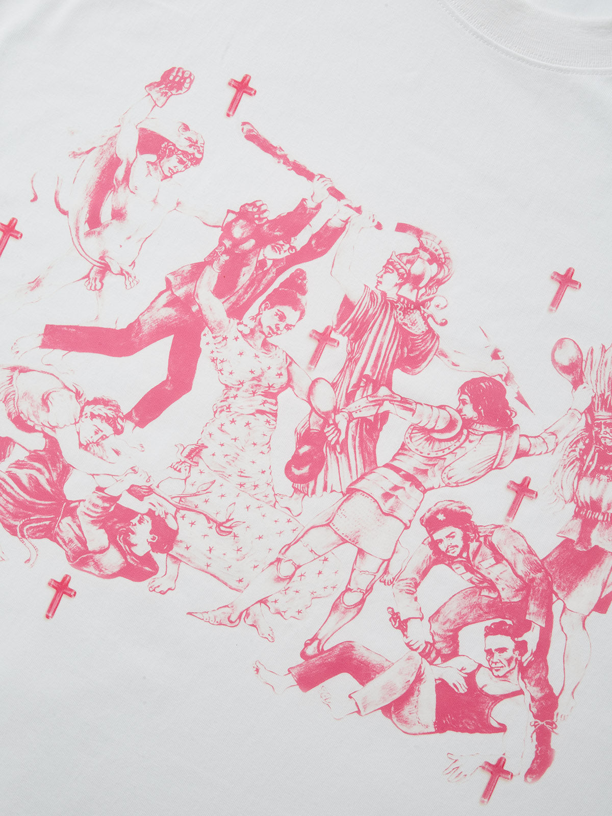 BOUNCE BACK© Artistic Painting Cross Print T-shirt