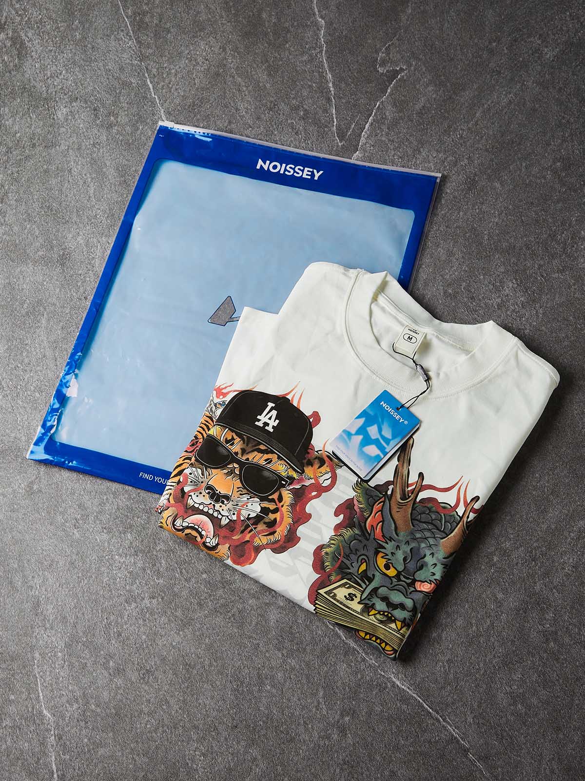 NOISSEY "Tattoo Beast Masters" Sweatshirt - Oversized Heavyweight Graphic Crewneck