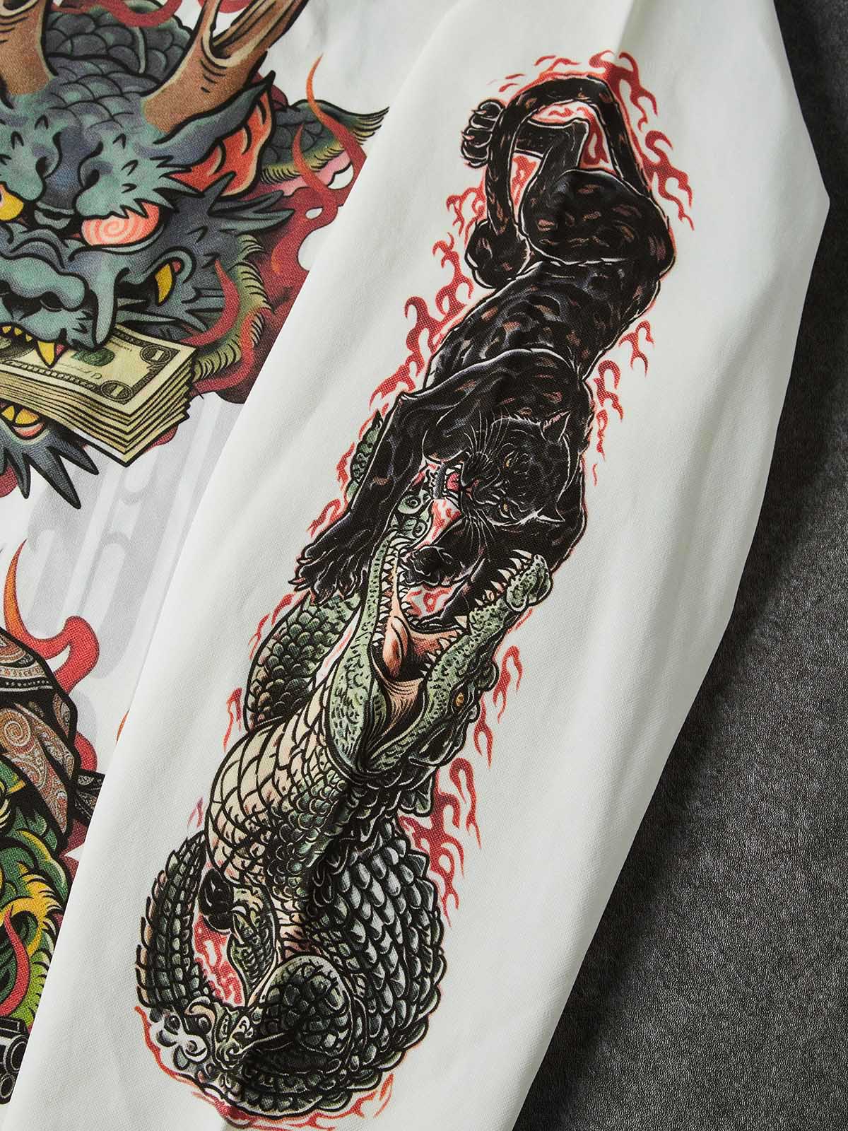 NOISSEY "Tattoo Beast Masters" Sweatshirt - Oversized Heavyweight Graphic Crewneck