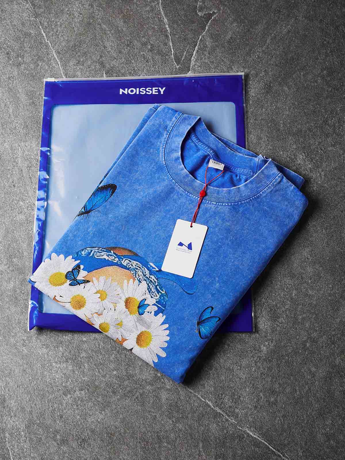 NOISSEY "Rap Star" Blue Tee - Vintage Graphic T-Shirt