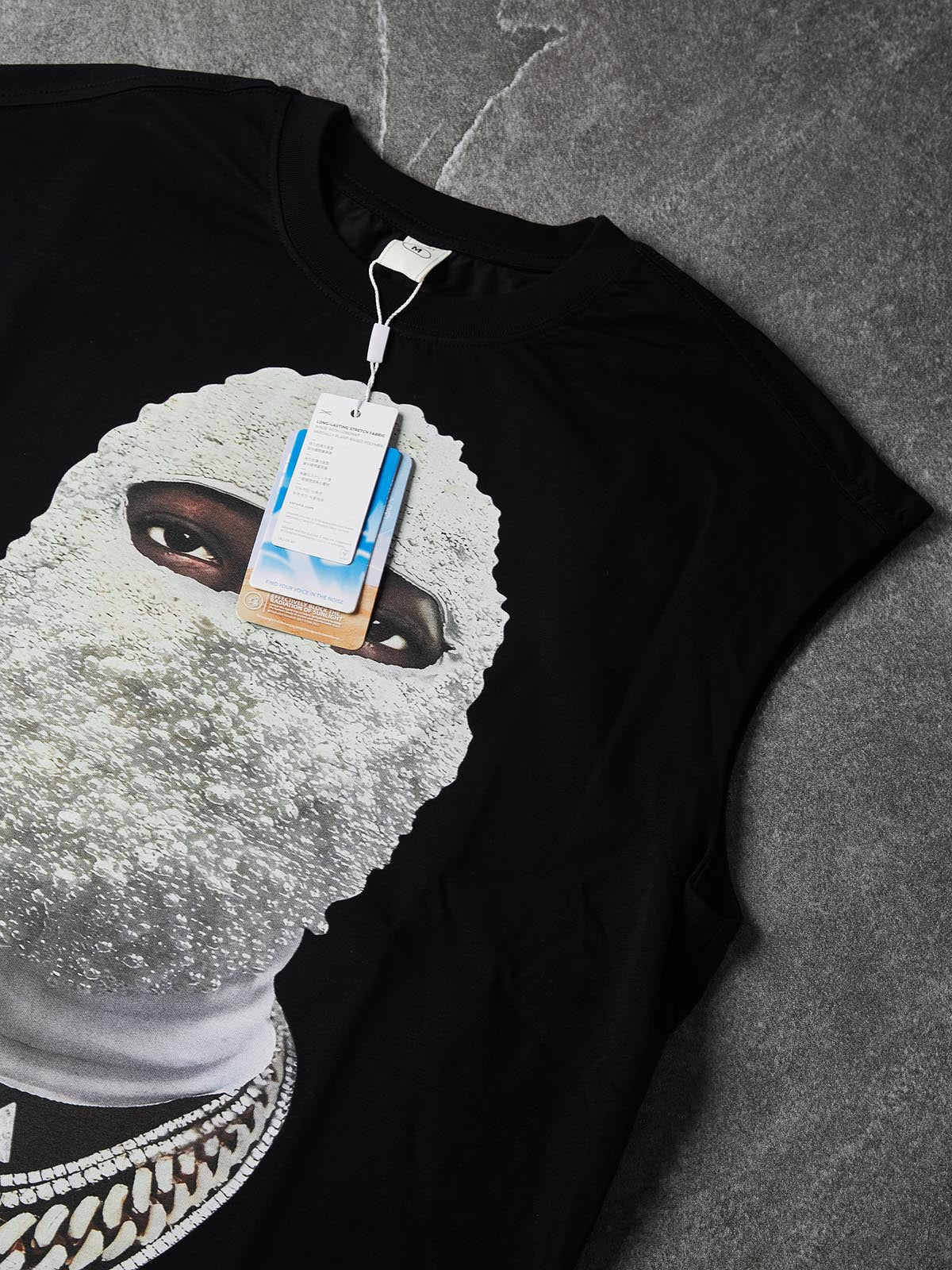 NOISSEY Pearl Balaclava Print Tank Top