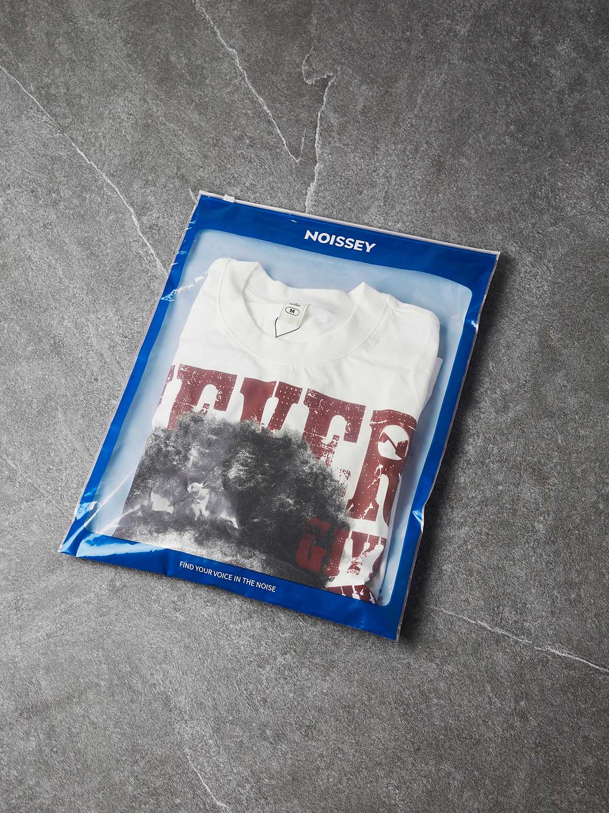 NOISSEY "Never Give Up" Boxing Portrait Cooling Boxy Tee