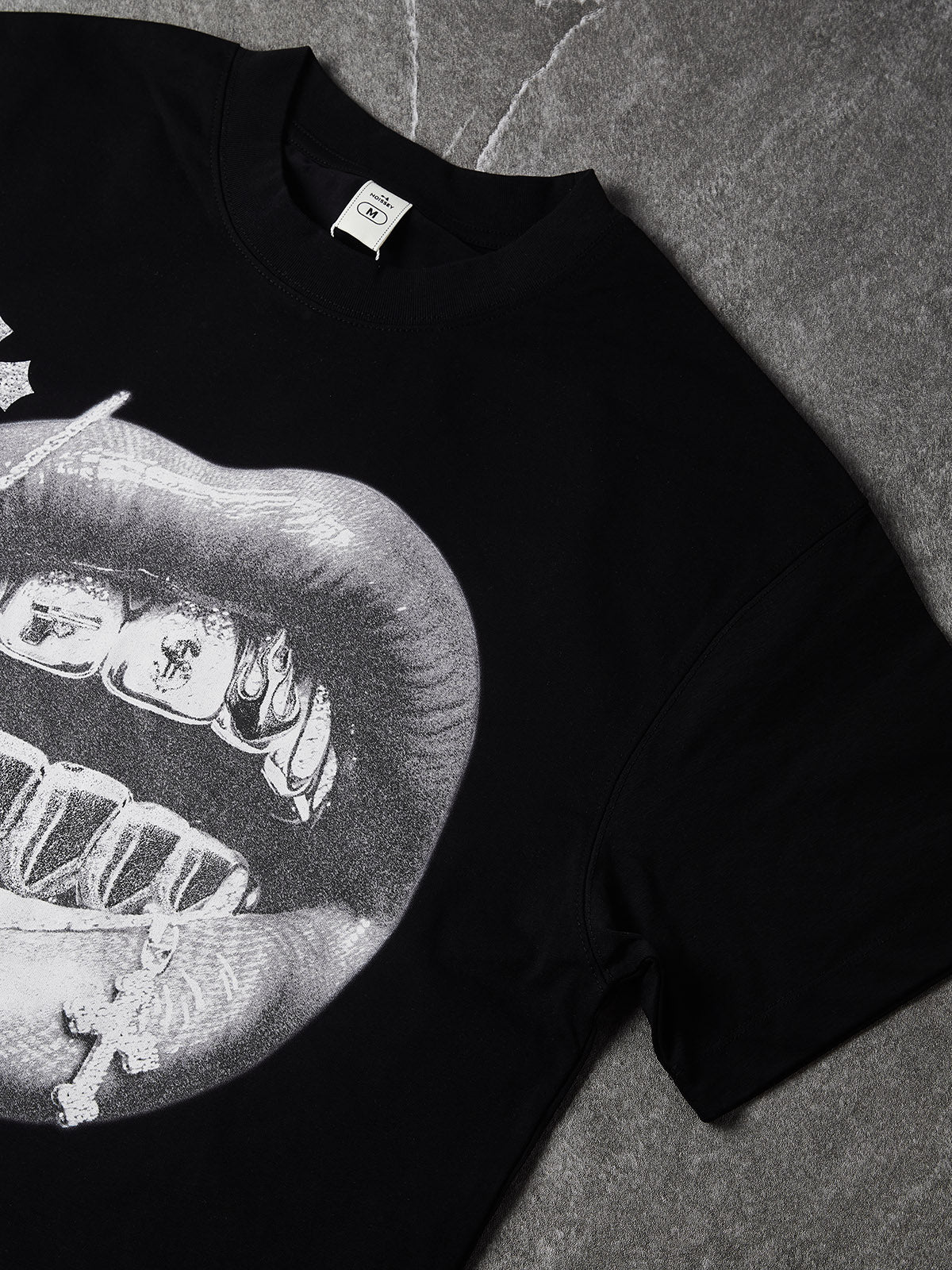 High quality Cross Vintage Grills Black Print 350g T-shirt
