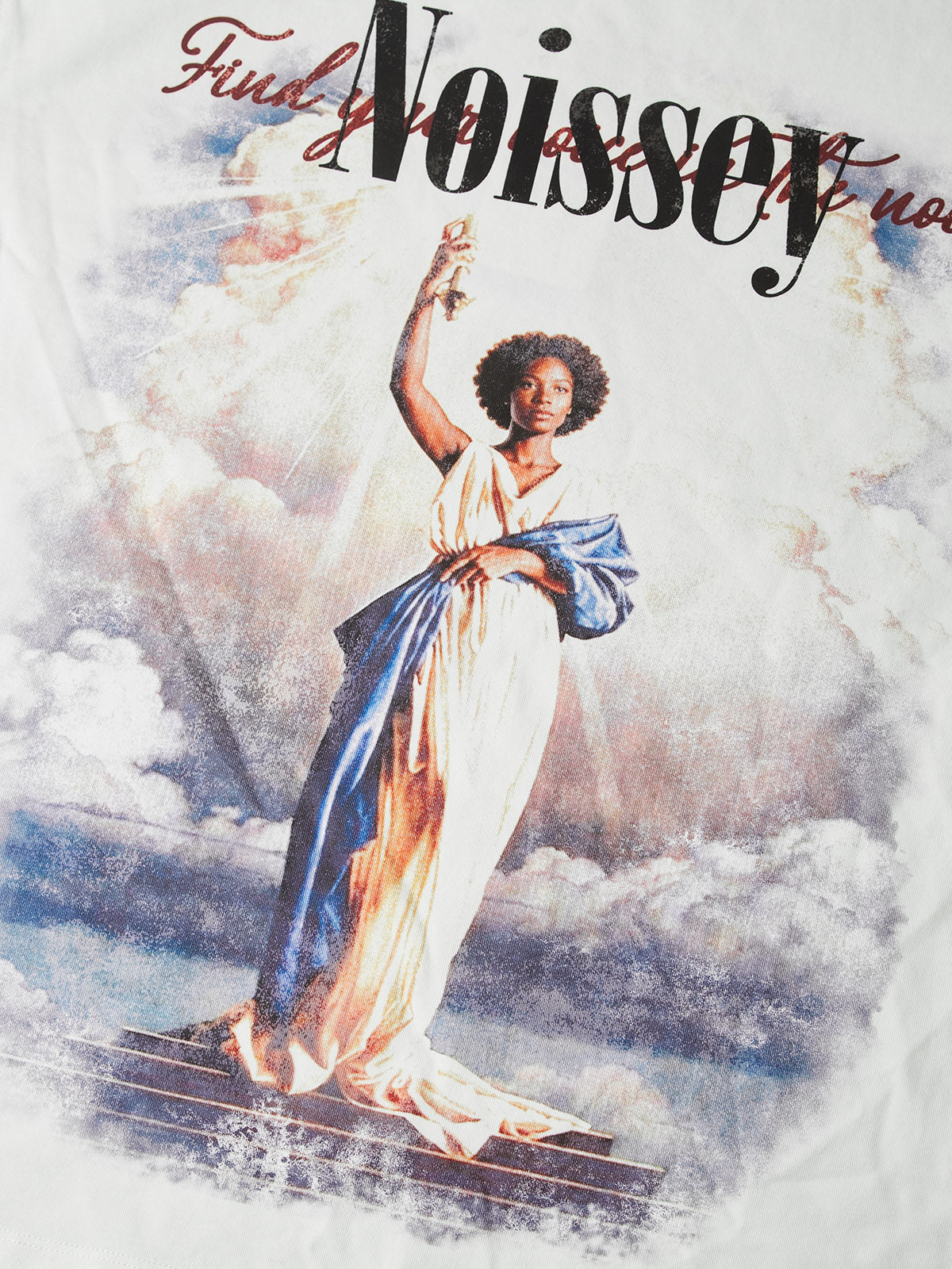 NOISSEY "FIND YOUR VOICE" CELESTIAL GODDESS VINTAGE ART PRINT T-SHIRT