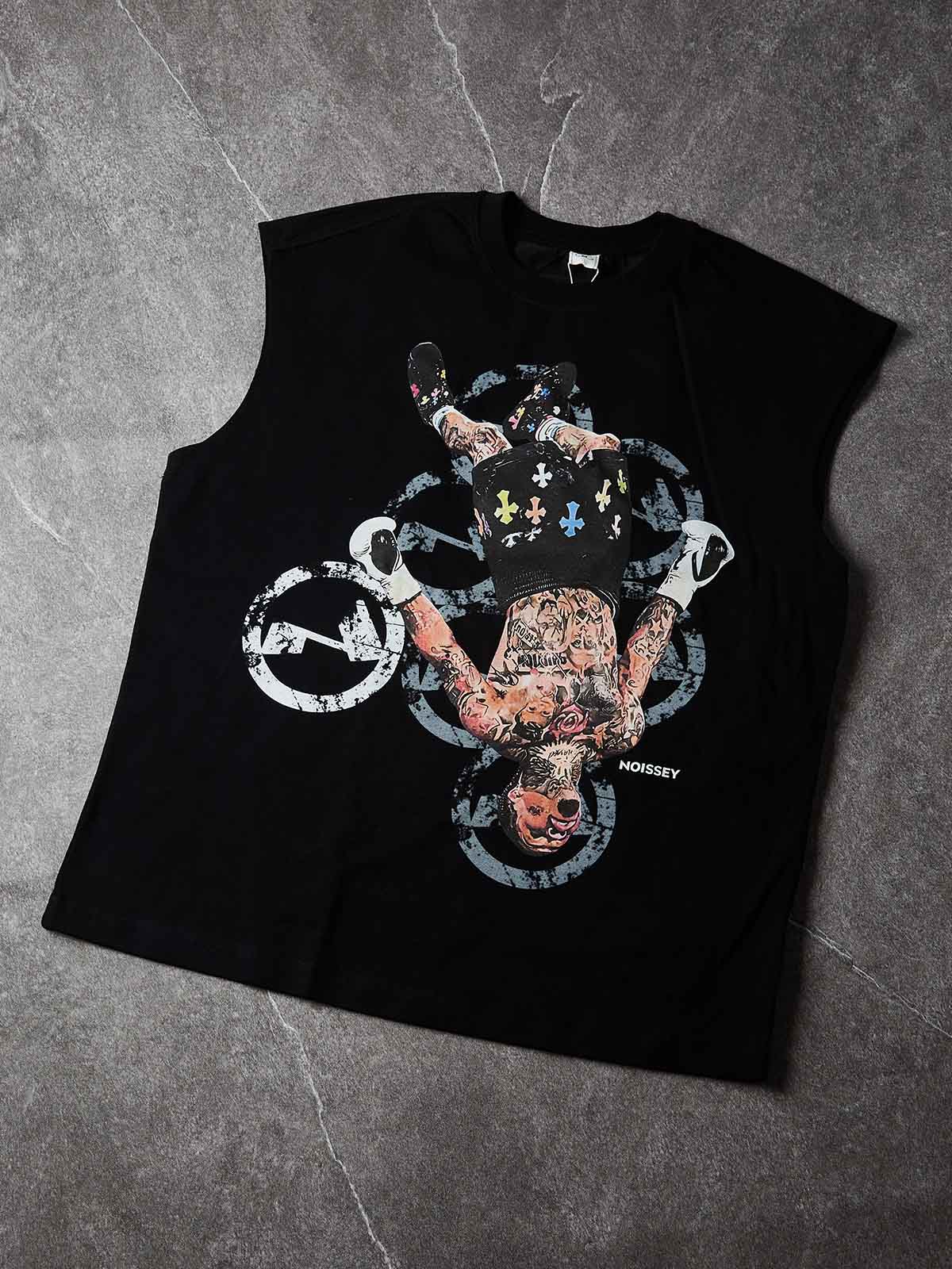 NOISSEY Chrome KO! Champion Print Tank Top