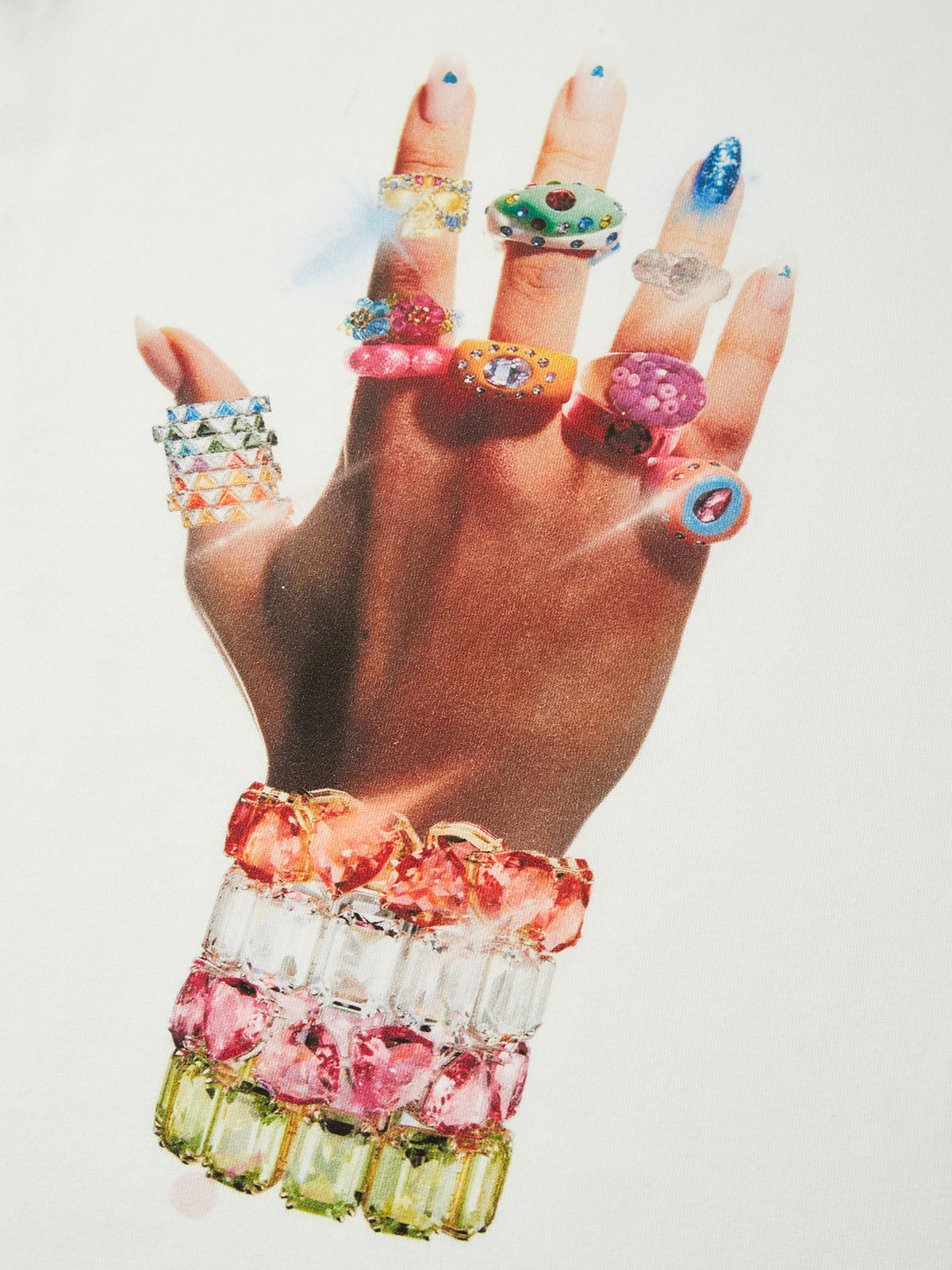 Colorful Art Bracelet and Ring baby tee