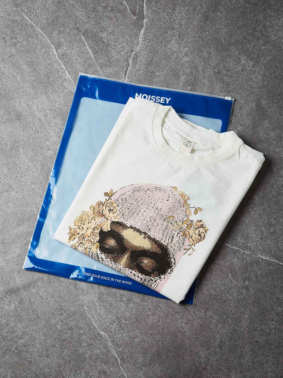 NOISSEY Vintage Knit Balaclava Print Tank Top