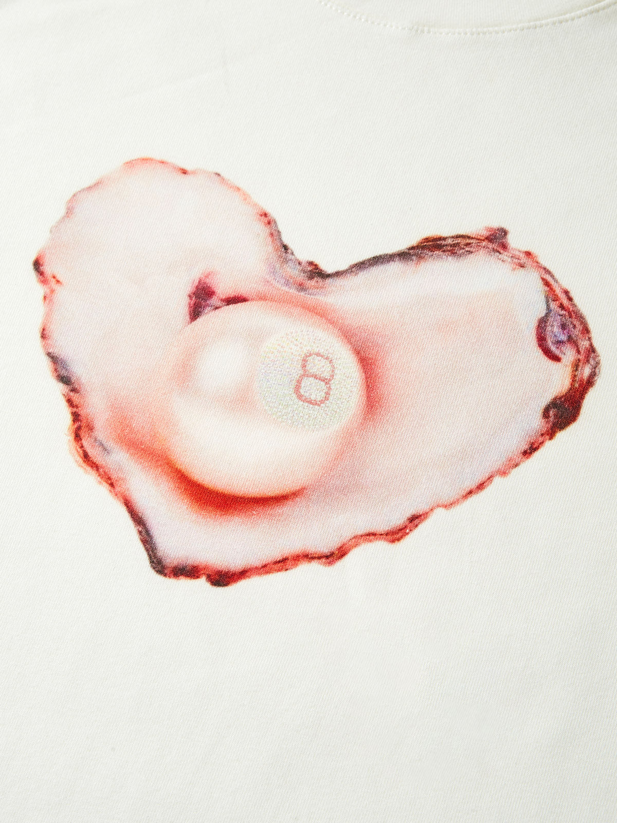 Heart Shell Pearl Pool ⑧ baby tee