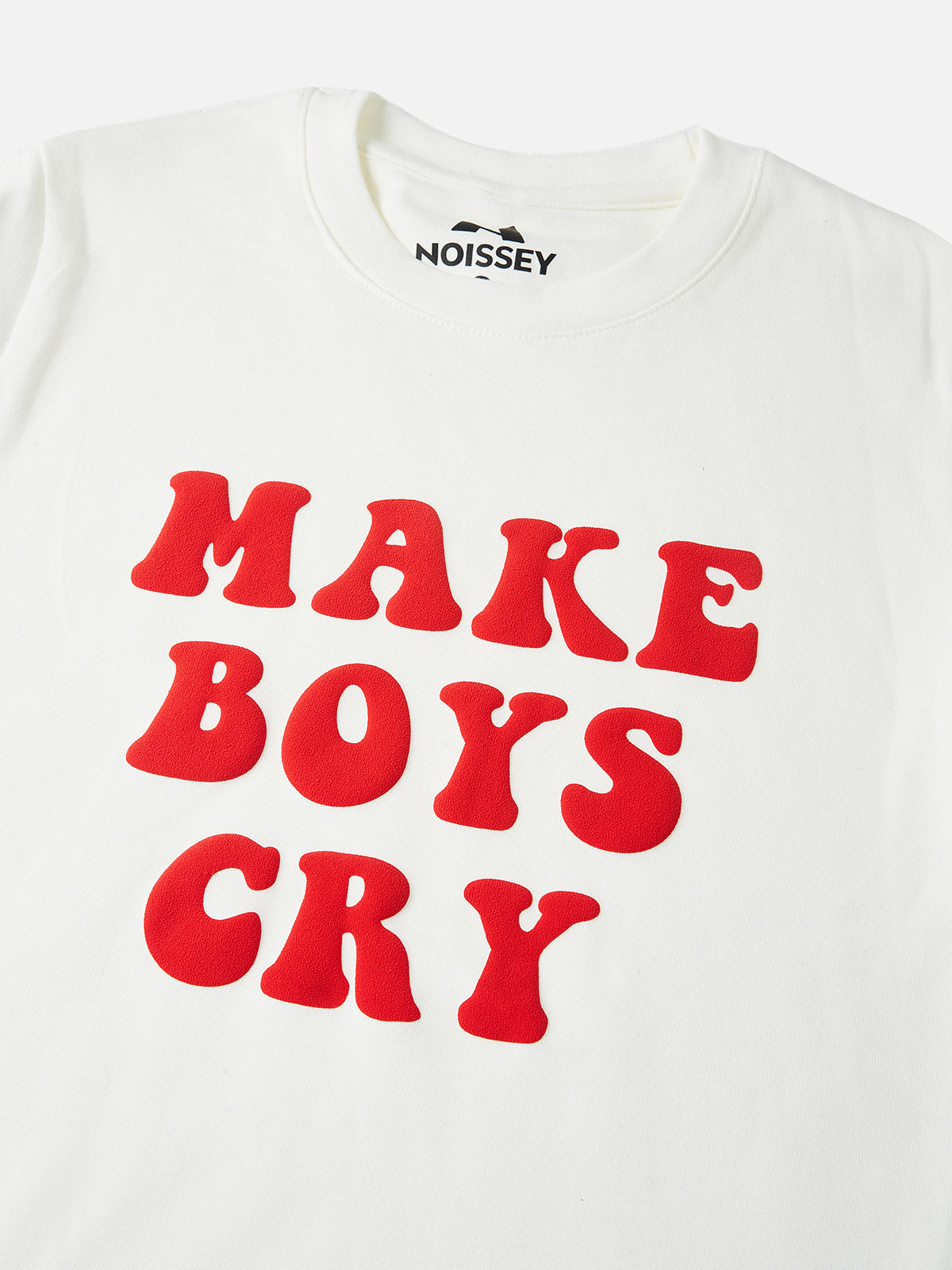 Make boys cry foamed print baby tee