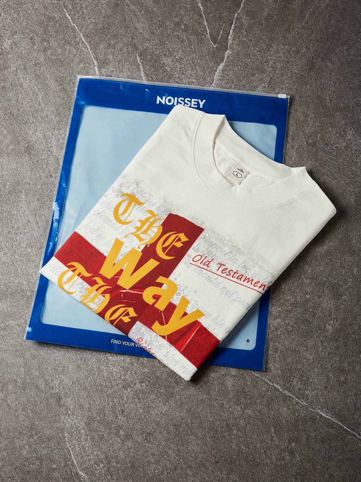 NOISSEY "The Way, The Truth, The Life" Graphic Tee - Heavyweight Studio White