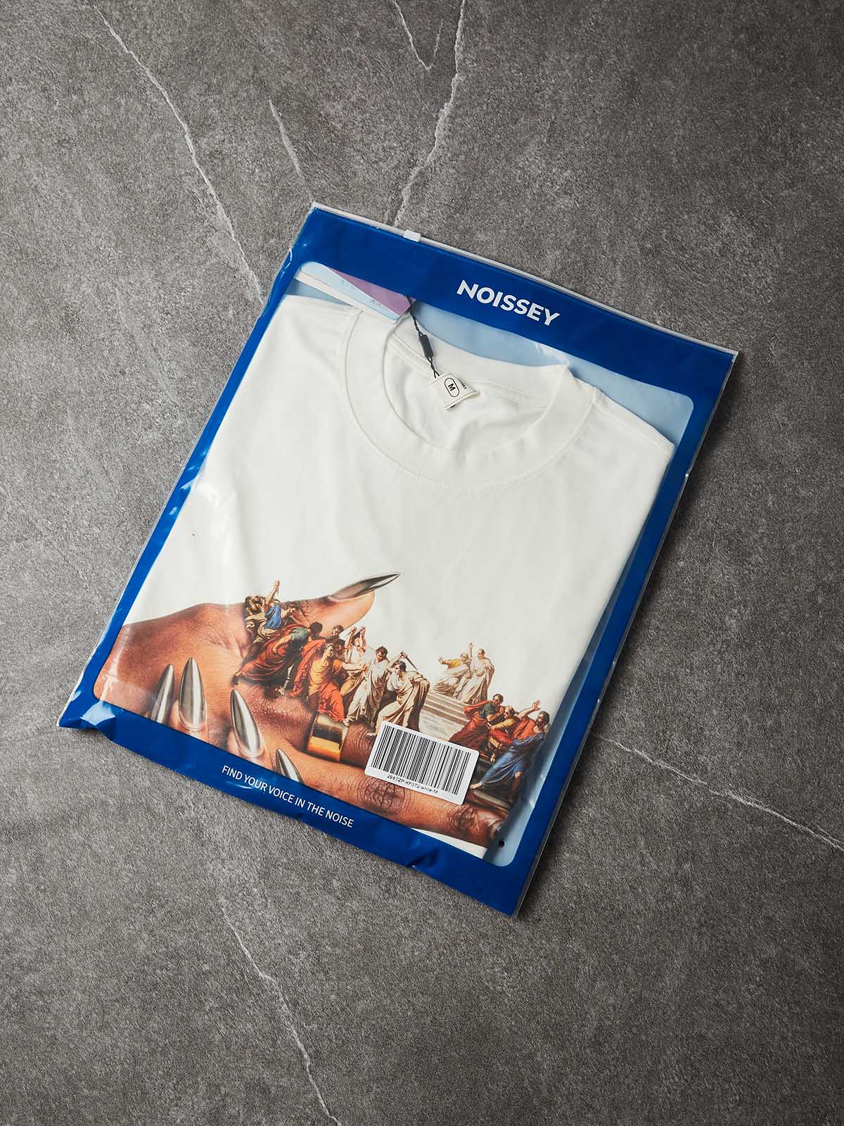 NOISSEY "Ides of March" Caesar Oil Painting Deconstructed Boxy Tee