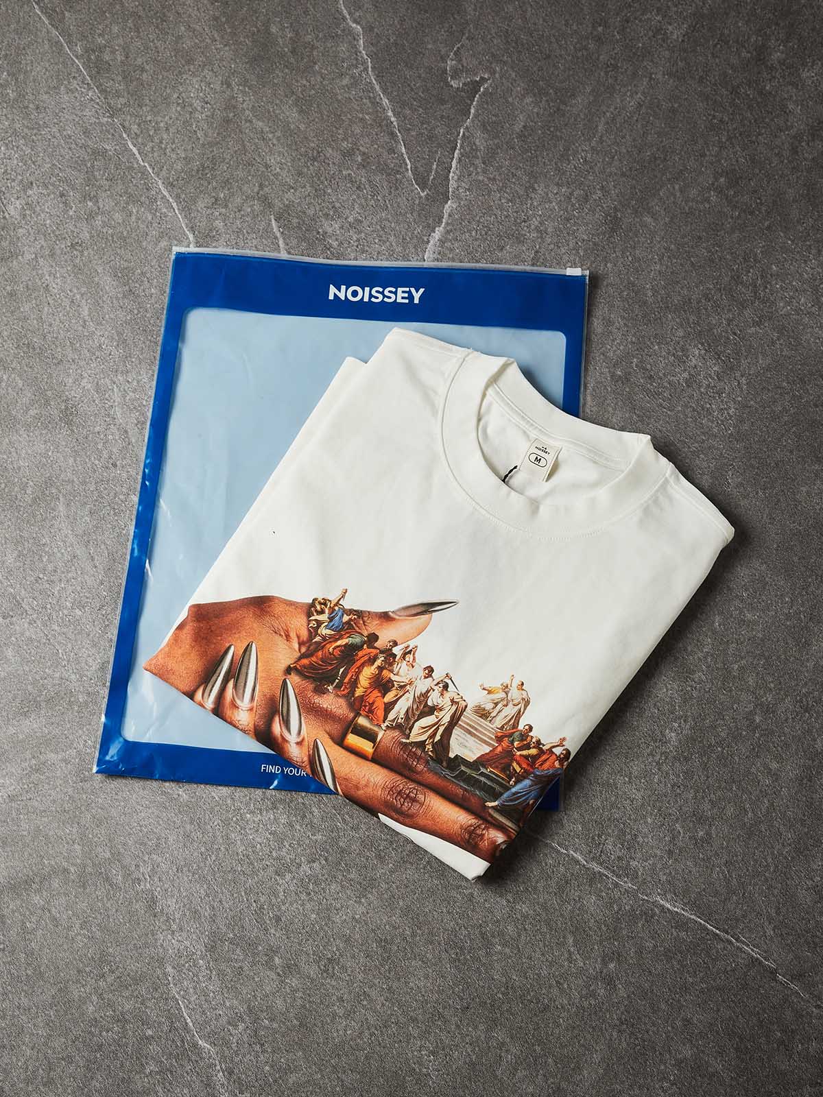NOISSEY "Ides of March" Caesar Oil Painting Deconstructed Boxy Tee