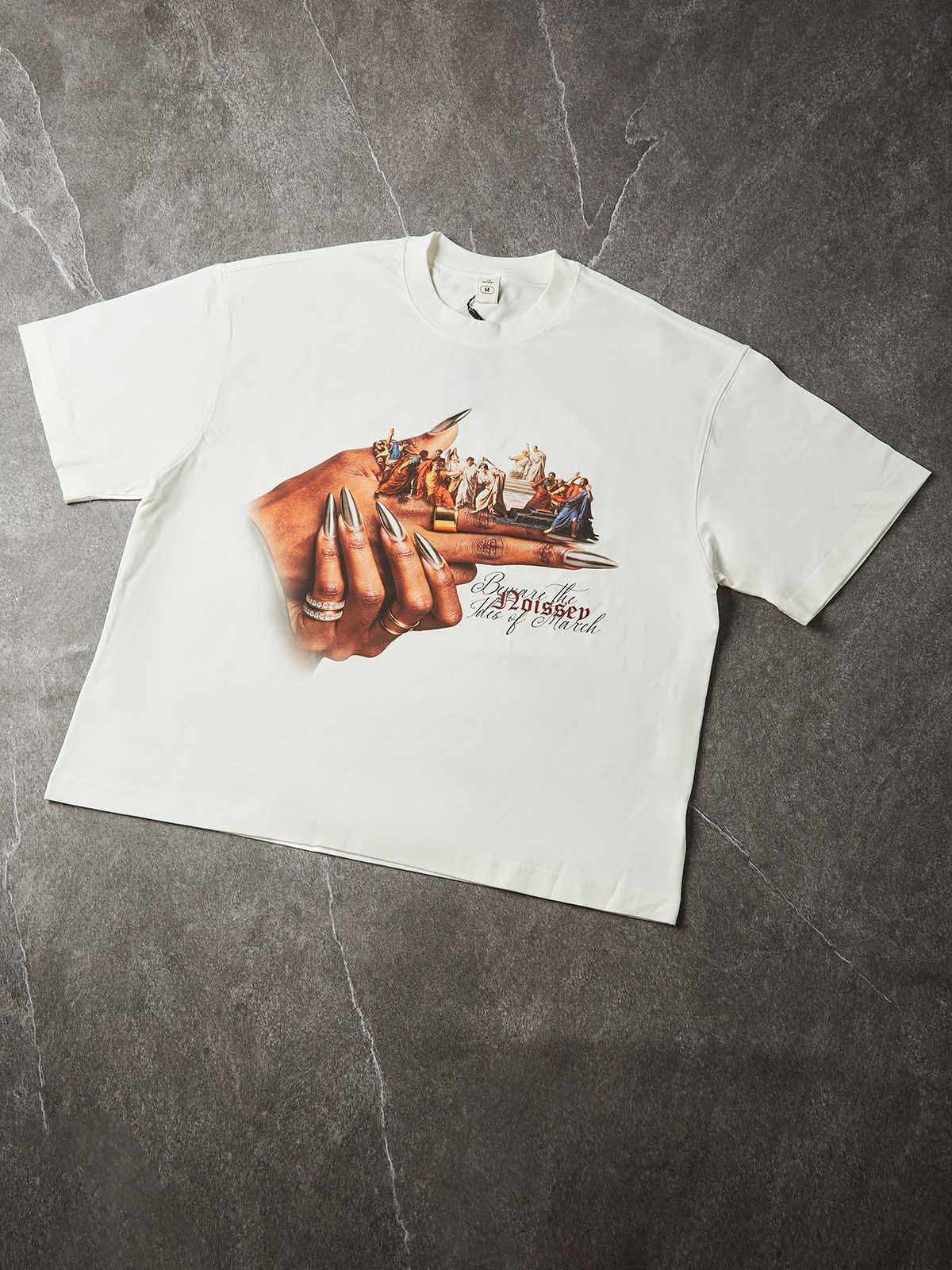 NOISSEY "Ides of March" Caesar Oil Painting Deconstructed Boxy Tee