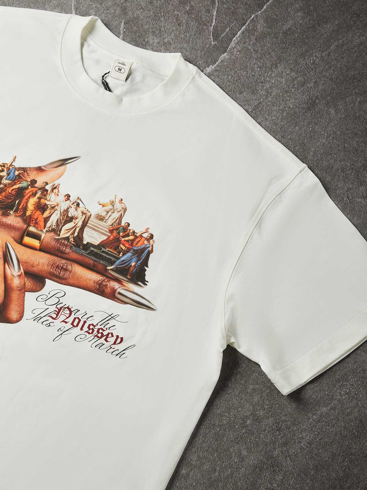 NOISSEY "Ides of March" Caesar Oil Painting Deconstructed Boxy Tee