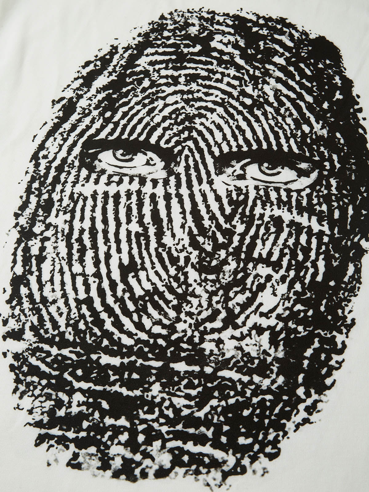 BOUNCE BACK© Exclusive Fingerprint Character Print Round Neck Tank Top