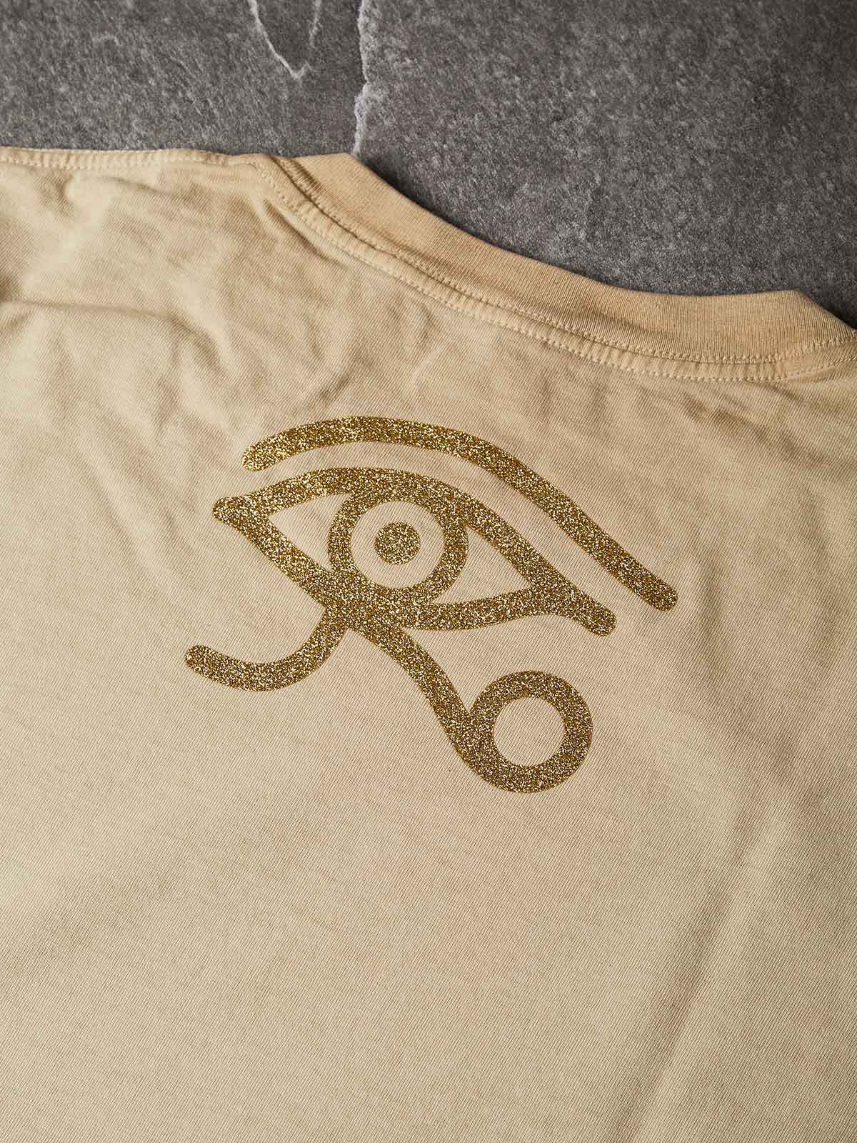 NOISSEY "Pharaoh's Legacy" King Tutankhamun Golden Ankh Eye of Horus Oversized Tee