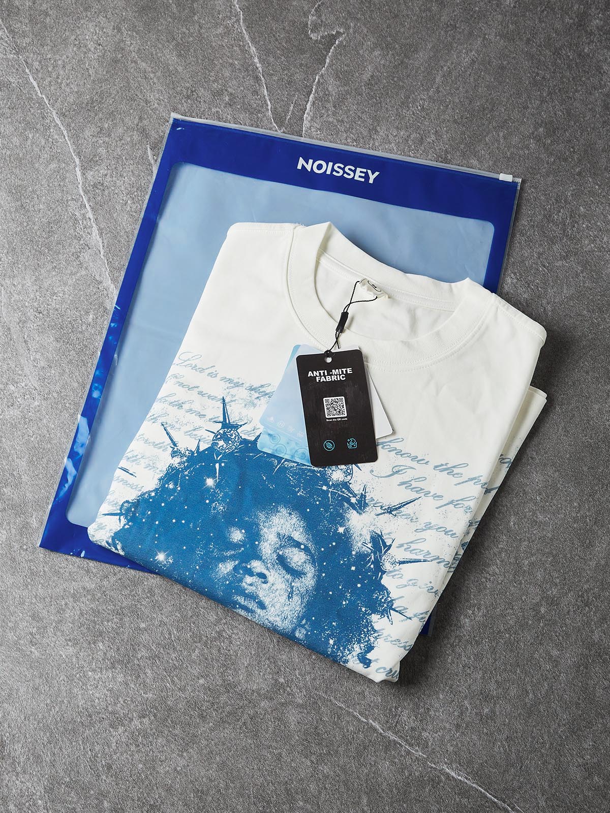 NOISSEY "THORNY COVENANT" BIBLICAL SCRIPTURE LONG-SLEEVE SWEATSHIRT