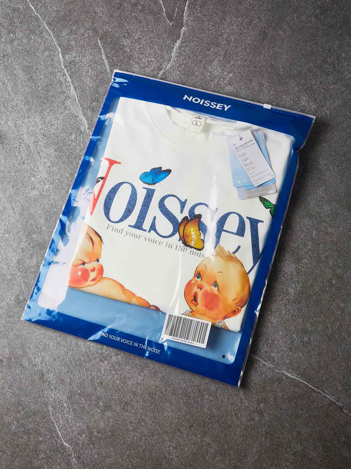 NOISSEY "Vintage Boxing Babies" Cooling Heavyweight Boxy Tee