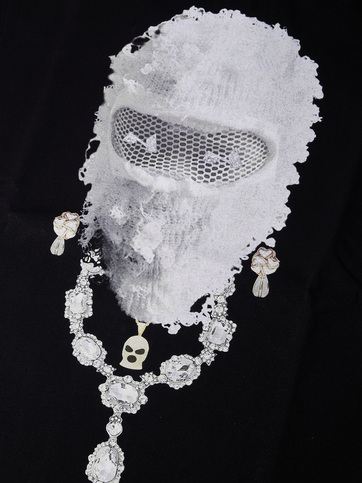 Masked Diamond Headgear Print Tank Top