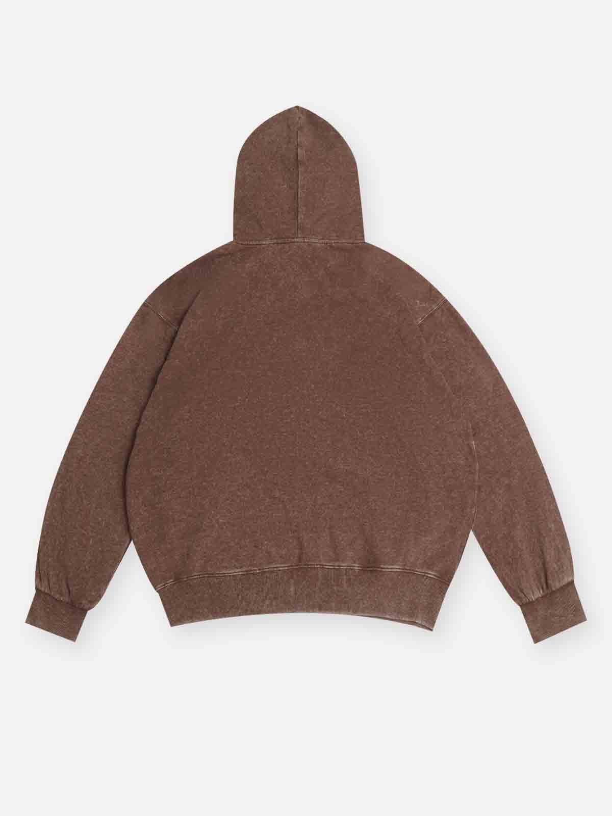 Neuman Boy's exclusive Hip-Hop Style hoodie in brown